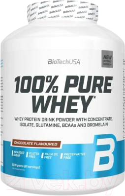 Протеин BioTechUSA 100% Pure Whey (2270г, шоколад)