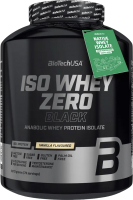 Протеин BioTechUSA Iso Whey Zero Black (2270г, ваниль) - 