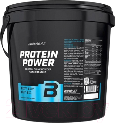 Протеин BioTechUSA Protein Power (4кг, ваниль)