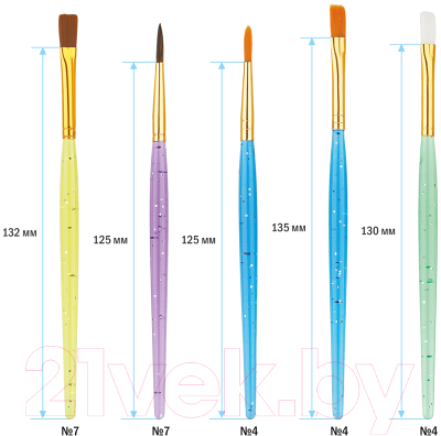 Набор кистей ArtSpace SB_3292 (10шт)