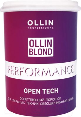 Порошок для осветления волос Ollin Professional Blond Для открытых техник обесцвечивания волос (500г)