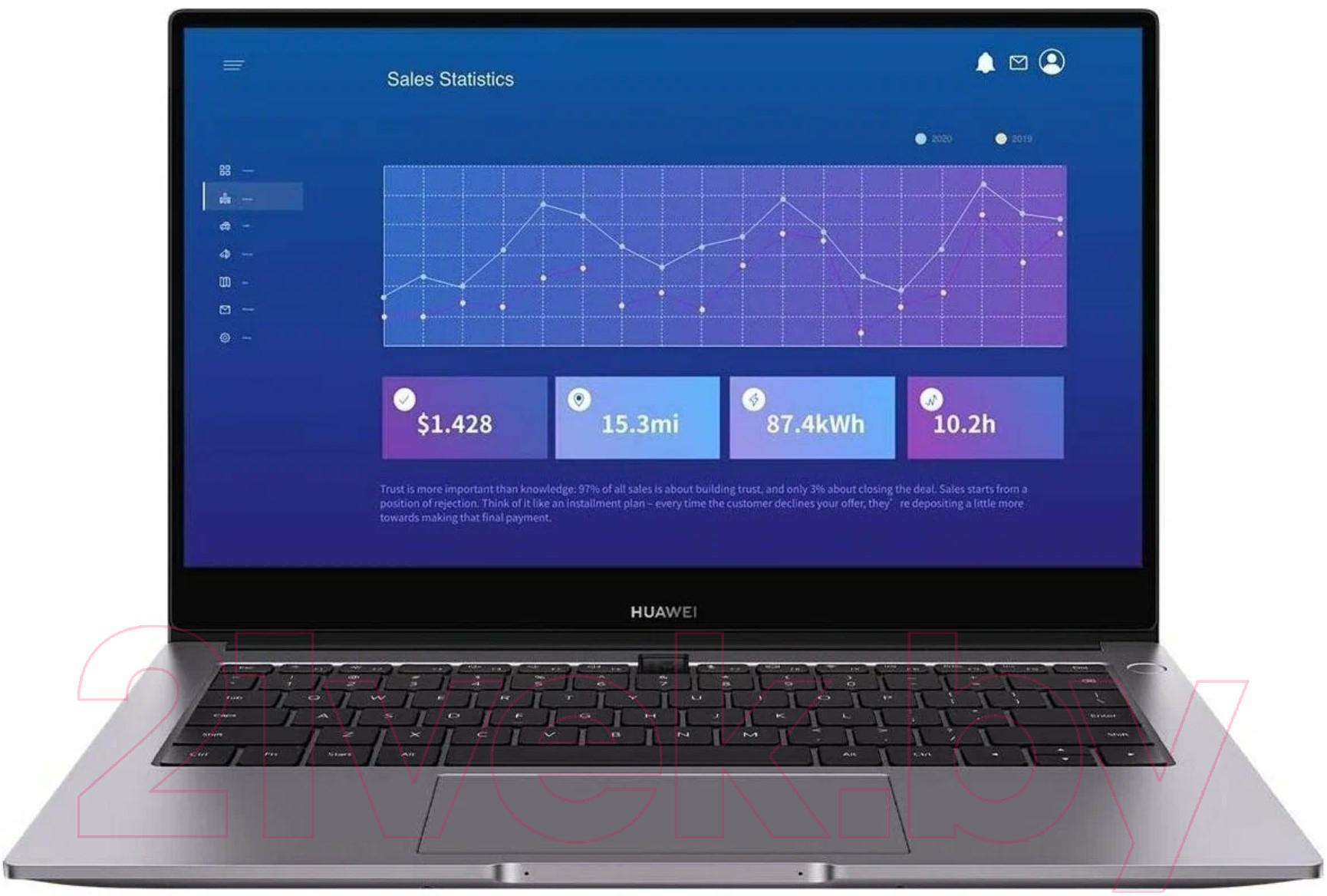 Ноутбук Huawei MateBook B3-520 53012KFG