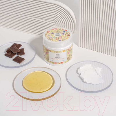 Маска для тела Beauty Style Молоко мед и шоколад Увлажняющая  (450мл)