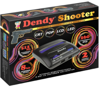 Игровая приставка Dendy Shooter 260 игр + световой пистолет - 