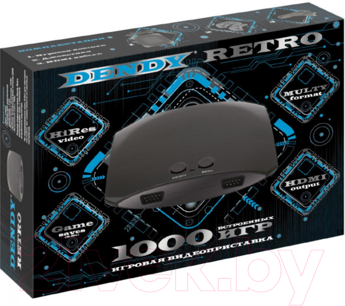 Игровая приставка Dendy Retro 1000 игр