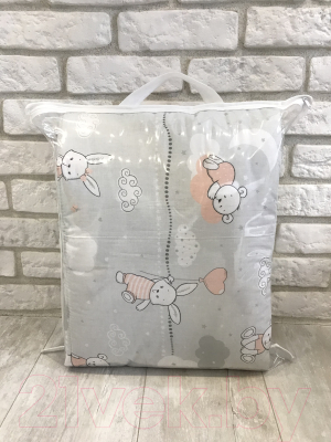 Одеяло для малышей Баю-Бай Air / ОД01Air1 (серый/розовый)