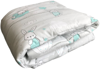 Одеяло для малышей Баю-Бай Air / ОД01Air3 (серый/зеленый) - 