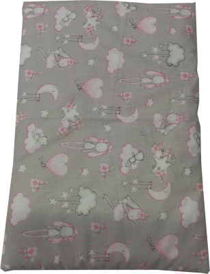 Наволочка для малышей Баю-Бай Cloud / Н11С15 (розовый/серый)