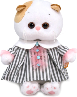 Мягкая игрушка Budi Basa Кошечка Ли-Ли Baby в полосатом платье / LB-108 - 