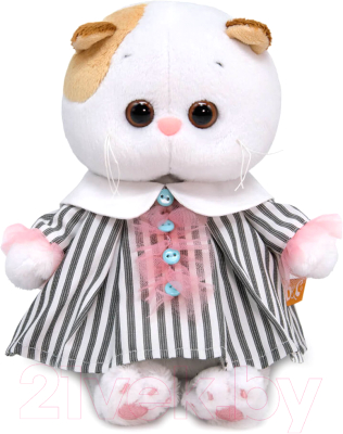 Мягкая игрушка Budi Basa Кошечка Ли-Ли Baby в полосатом платье / LB-108