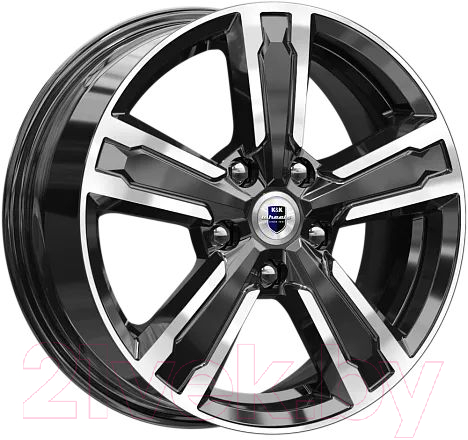 Литой диск K&K Оклахома 16x6.5" 5x114.3мм DIA 67.1мм ET 43мм Дарк платинум
