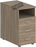 

Тумба Norden, С 3 ящиками и нишей, с замком без топа / SG.512.OD.OD