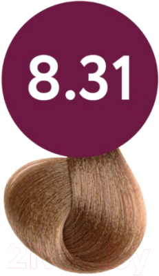 Масло для окрашивания волос Ollin Professional Megapolis Безаммиачное 8/31 (50мл, светло-русый золотисто-пепельный)