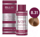Масло для окрашивания волос Ollin Professional Megapolis Безаммиачное 8/31 (50мл, светло-русый золотисто-пепельный) - 