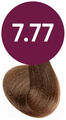 Масло для окрашивания волос Ollin Professional Megapolis Безаммиачное 7/77 (50мл, русый интенсивно-коричневый)