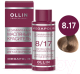 Масло для окрашивания волос Ollin Professional Megapolis Безаммиачное 8/17 (50мл, светло-русый пепельно-коричневый) - 