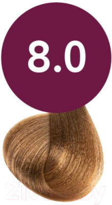 Масло для окрашивания волос Ollin Professional Megapolis Безаммиачное 8/0  (50мл, светло-русый)
