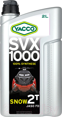 Моторное масло Yacco SVX 1000 Snow 2T (2л)