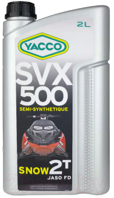Моторное масло Yacco SVX 500 Snow 2T (2л)