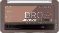 

Тени для бровей, Brow Powder Set Waterproof тон 010 Ash Blond