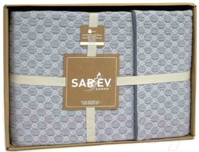 Набор текстиля для спальни Sarev Belis Евро / Y 863v2 (Gri/серый)