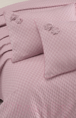 Набор текстиля для спальни Sarev Belis Евро / Y 863v3 (Pembe/розовый)