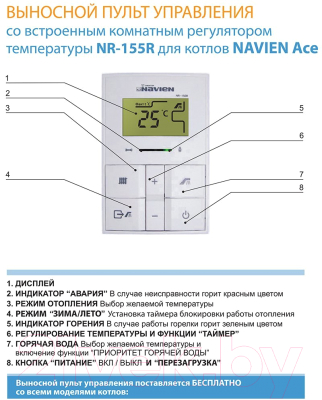 Газовый котел Navien ACE-16AN