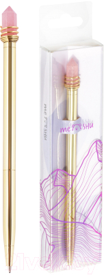 Ручка шариковая Meshu Shine crystal / MS_94024 (синий)