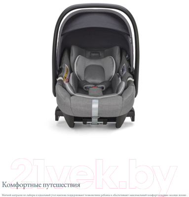 Автокресло Inglesina CAB для коляски Aptica 0+ / AV73M6PLB (Polar Blue)