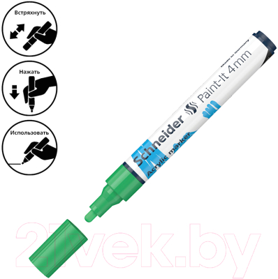 Изображение товара Маркер художественный Schneider Paint-It 320 / 120204 (зеленый)