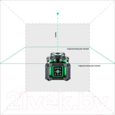 Изображение товара Лазерный нивелир ADA Instruments Rotary 500 HV-G Servo / А00579