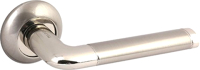 Ручка дверная Apecs Megapolis Hong Kong H-0883-A-NIS/NI (матовый никель) - 