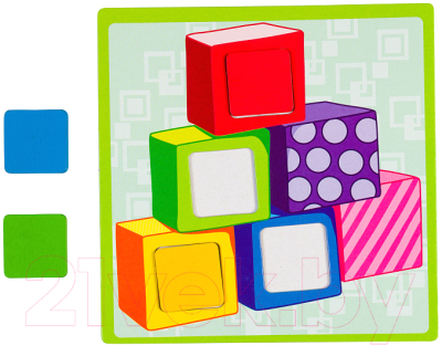 Развивающий игровой набор Step Puzzle Краски – подсказки / 89825