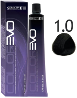 Крем-краска для волос Selective Professional Colorevo 1.0 / 84001 (100мл, черный) - 