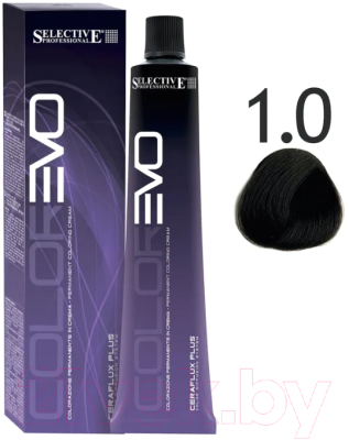 Крем-краска для волос Selective Professional Colorevo 1.0 / 84001 (100мл, черный)