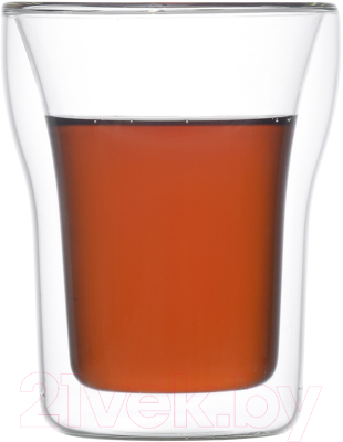 Набор стаканов для горячих напитков Smart Solutions KW-SS-CPST-GLS-250 (2шт)
