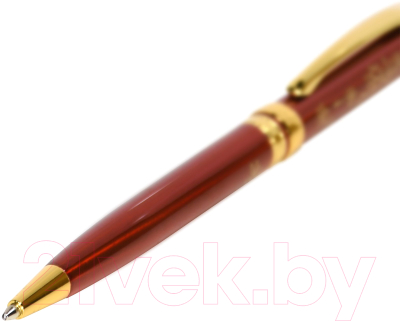 Ручка шариковая имиджевая Manzoni Avellino с футляром / AVL1440-BM (бордовый)