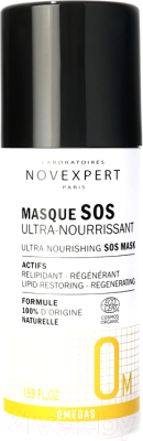 Маска для лица кремовая Novexpert Omegas Ультрапитательная SOS (50мл)