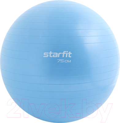 Фитбол гладкий Starfit GB-108 (синий пастель, 75см)