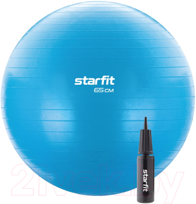 Фитбол гладкий Starfit GB-109 (синий, 65см)
