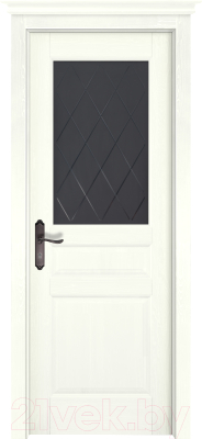 Дверь межкомнатная ОКА Валенсия ДЧ Сосна эмаль 80x200 (белый)