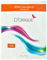 Маска для лица альгинатная Darique С маслом горького апельсина очищающая (40г) - 