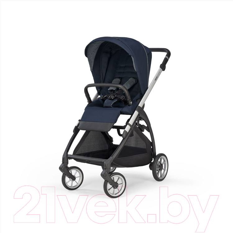 Детская универсальная коляска Inglesina Electa System Duo 2 в 1 на шасси Silver Black / KA52P0SHB