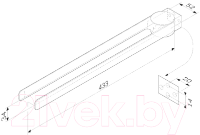 Держатель для полотенца AM.PM Inspire 2.0 A50A32622