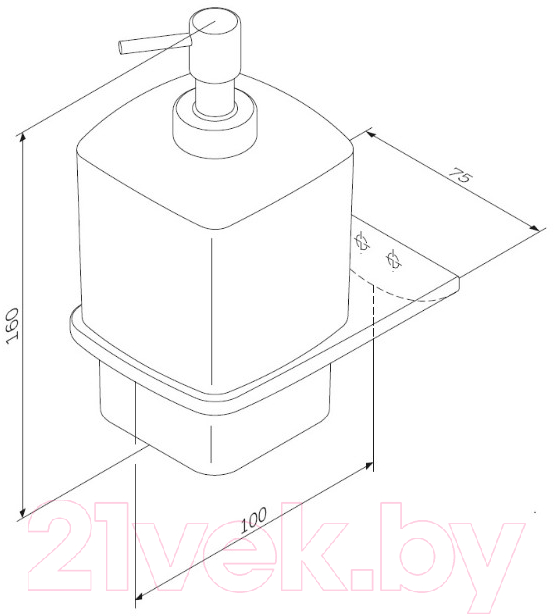 Дозатор жидкого мыла AM.PM Inspire 2.0 A50A36922