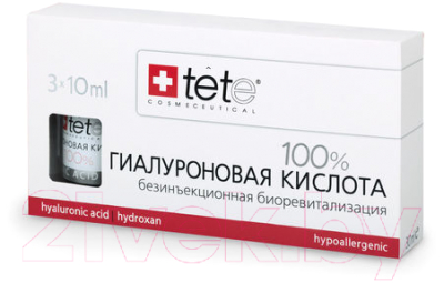 Сыворотка для лица TETe Cosmeceutical Гиалуроновая кислота 100% (3x10мл)