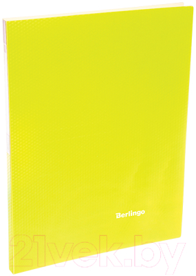 Папка для бумаг Berlingo Neon / AVp_20803 (неоновый желтый)