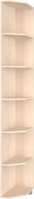 Угловое окончание для шкафа Modern Роланд Р84 (млечный дуб)