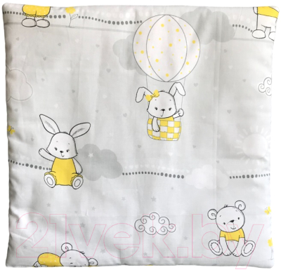 Подушка для малышей Баю-Бай Air / ПШ10Air6 (серый/желтый)