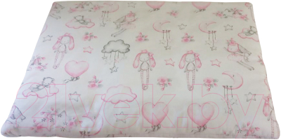 Подушка для малышей Баю-Бай Cloud / ПШ11С01 (белый/розовый)